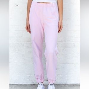 brandy melville rosa sweatpants